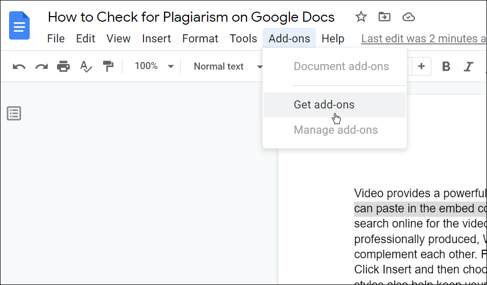 Comprobar plagio en las hojas de Google