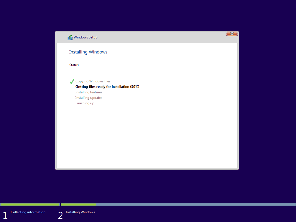 10 Instalación de Windows Windows 10 Instalación limpia