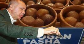¡El postre 'Erdogan Pasha' comenzó a venderse en Kosovo! Esas imágenes se convirtieron en la agenda de las redes sociales.