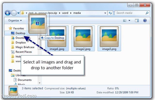 La manera fácil de extraer imágenes de un documento de Word en Windows 7 [Office 2007/2010]