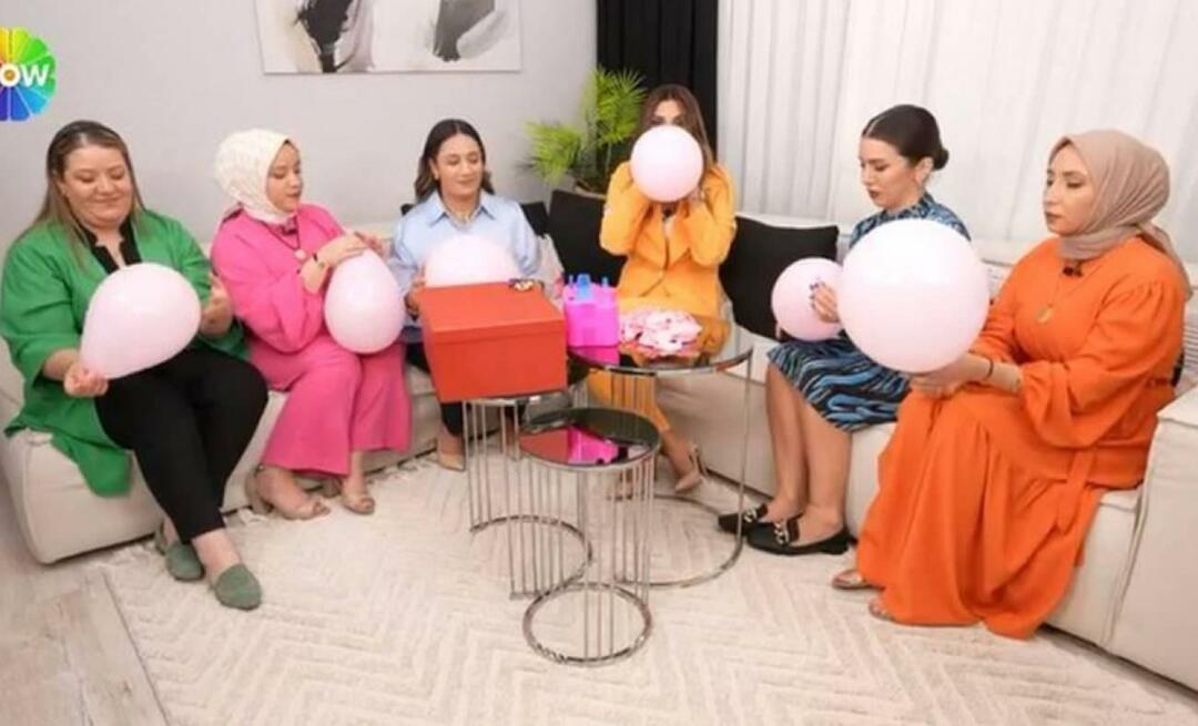 Momentos extraños en la Casa de la Novia! Aslı Hünel y las novias realizaron una carrera de inflado de globos