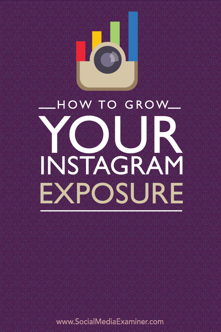 cómo aumentar la exposición de instagram