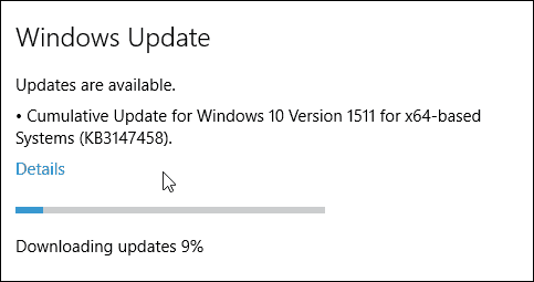 Actualización acumulativa de Windows 10 KB3147458