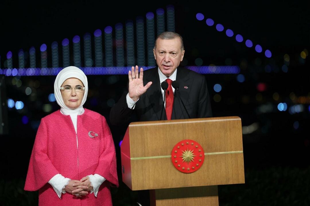 Centenario del cumpleaños de la Primera Dama Erdoğan. mensaje del año: "¡La República es la guía inmutable de nuestro futuro!"