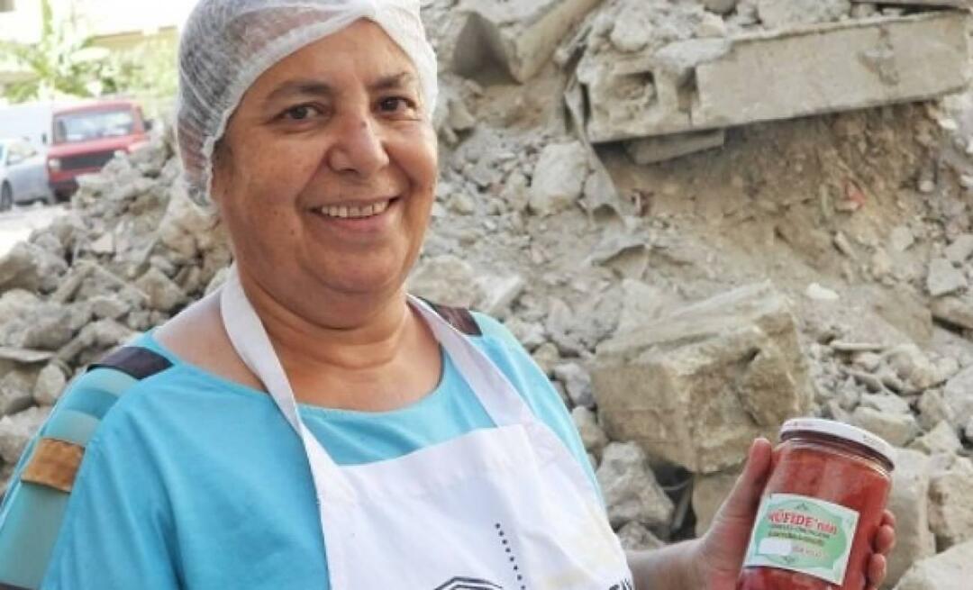 ¡Continúa su producción a pesar de los escombros tras el terremoto! Los productos de Müfide Yılmaz generaron esperanzas