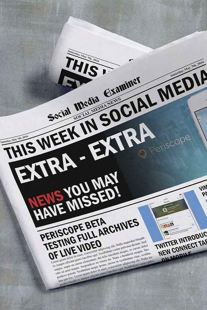 examinador de redes sociales noticias semanales 7 de mayo de 2016