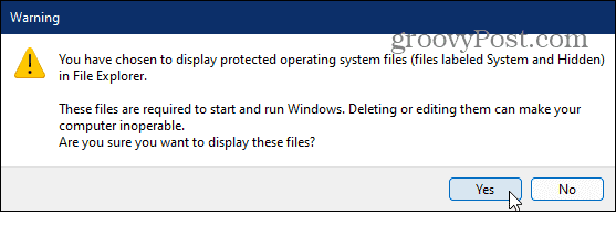 verificar archivos de sistema operativo protegidos de pantalla