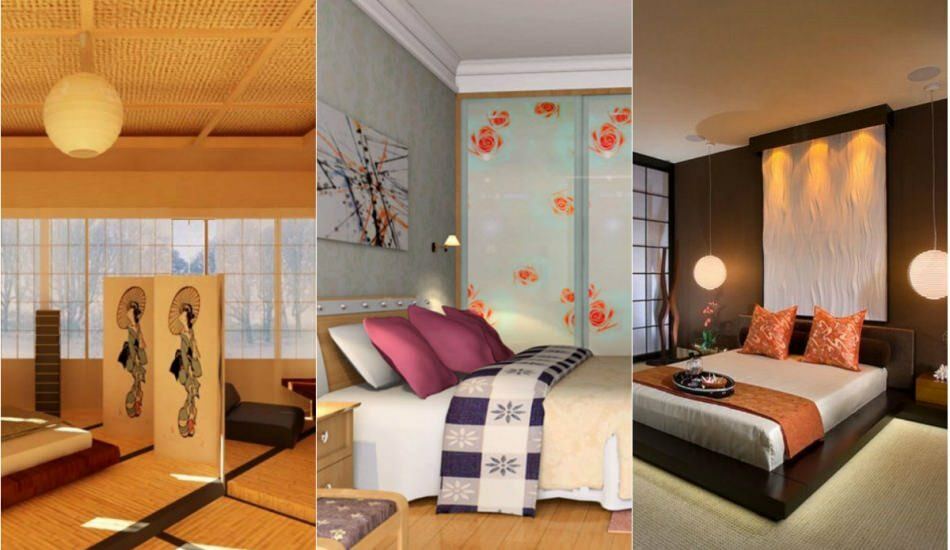 Decoración de dormitorio de estilo japonés 2018-2019