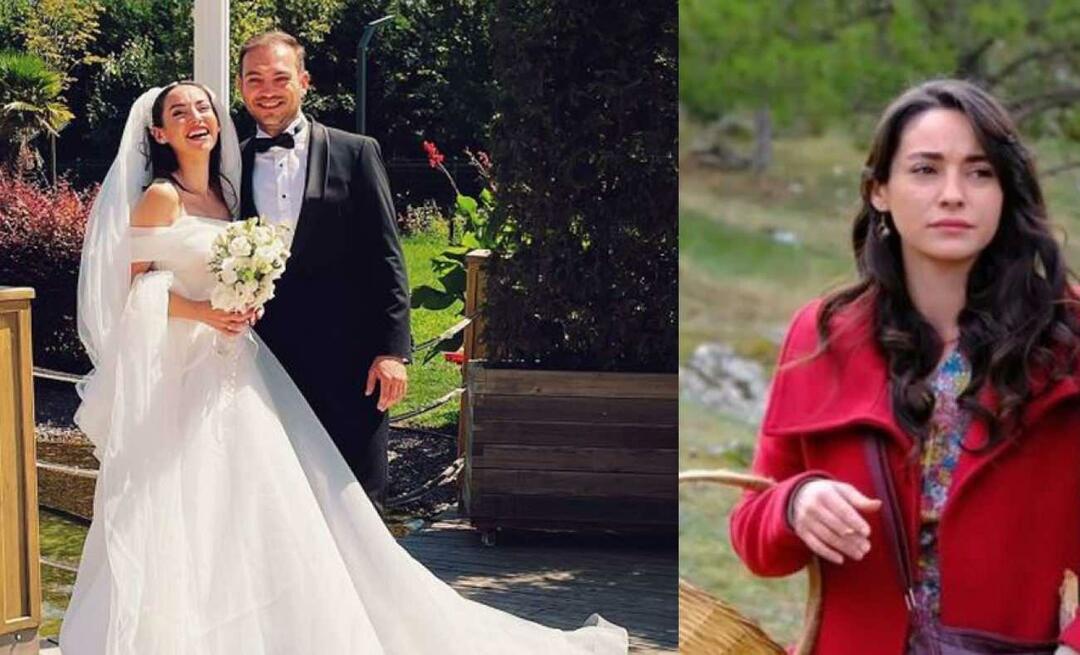 ¡Nazlı Pınar Kaya, Cemile de la montaña Gönül, se casó! Su compañero de reparto no lo dejó en paz