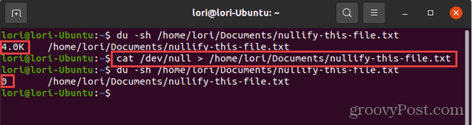 Redirigir devnull a un archivo en Linux