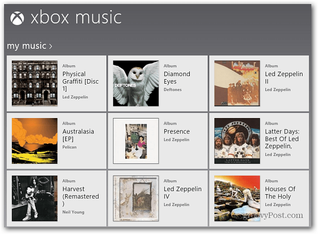 My Music Xbox Music App