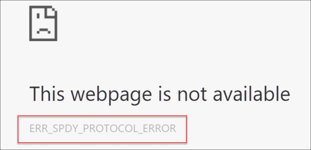 Arreglar ERR_SPDY_PROTOCOL_ERROR en Chrome