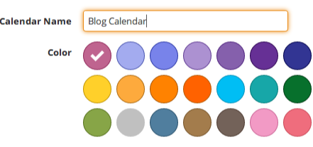 opciones de color para calendarios en divvyhq