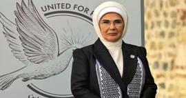 ¡Emine Erdoğan lo compartió! Llamado conjunto de la Cumbre Un Corazón por Palestina