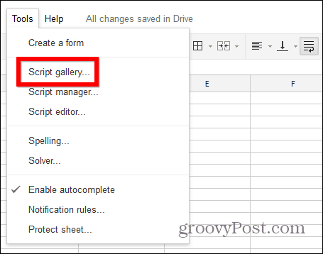 Administrador de scripts de instalación de Gmail Meter