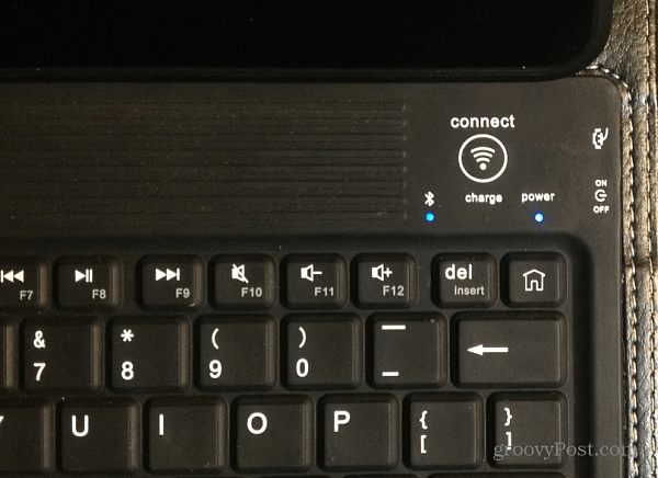 Encienda el teclado Bluetooth
