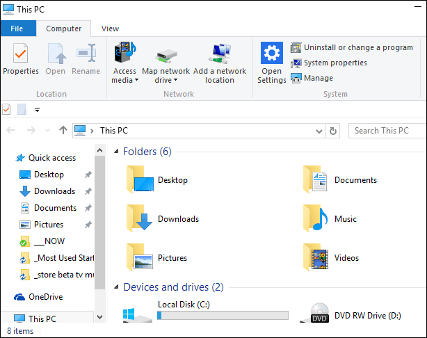 Cómo deshabilitar el acceso rápido en el Explorador de archivos de Windows 10