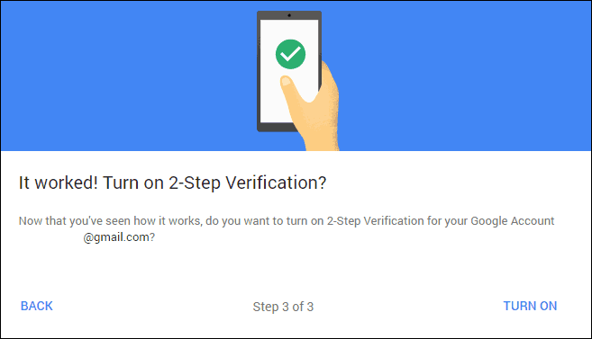 Cómo habilitar la autenticación de dos factores con un toque en su cuenta de Google