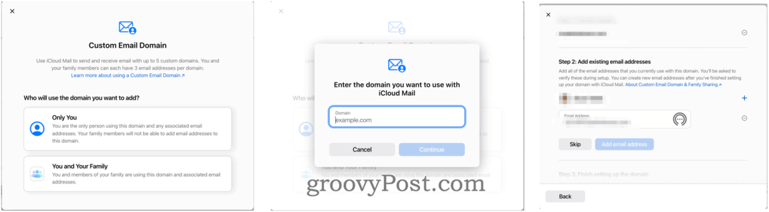Crear un dominio de correo electrónico personalizado