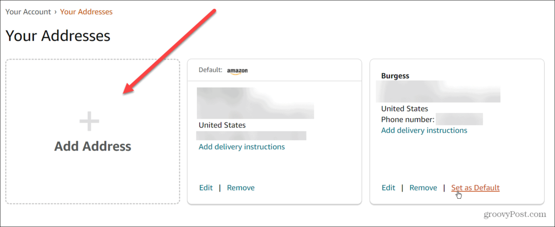 Cambia tu dirección de envío en Amazon