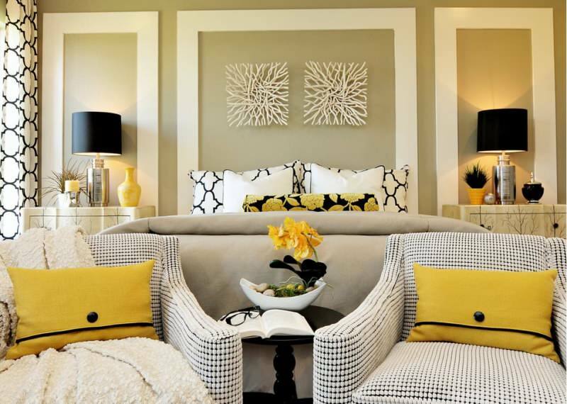 Ideas de decoración del hogar gris y amarillo 2021