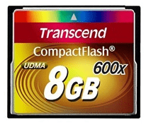 Tarjeta de memoria Transcend CompactFlash 8GB