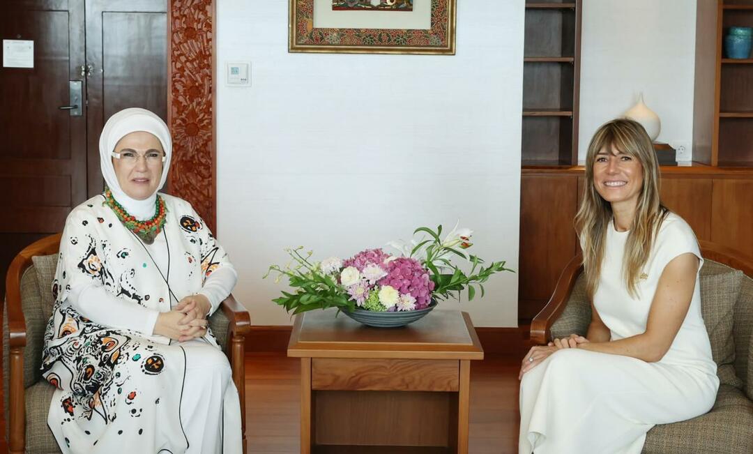 Emine Erdoğan se reunió con las esposas de los líderes en Bali