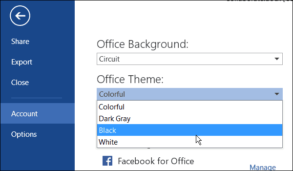 Office Color Theme