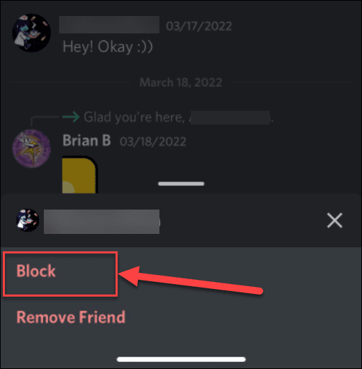 2 bloque cómo denunciar a alguien en discord