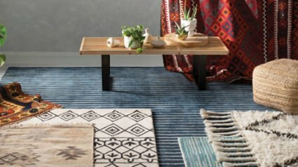 Diferentes sugerencias de uso de alfombras en decoración