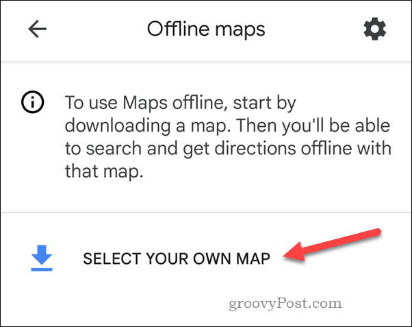 Crear un mapa de Google Maps sin conexión