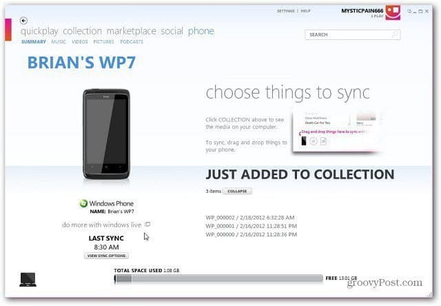Actualice Windows Phone 7 con el software Zune