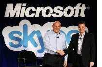 Skype se vendió a Microsoft por 8 mil millones de dólares, y Steve Ballmer parece extasiado
