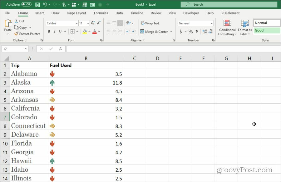 conjuntos de datos de iconos