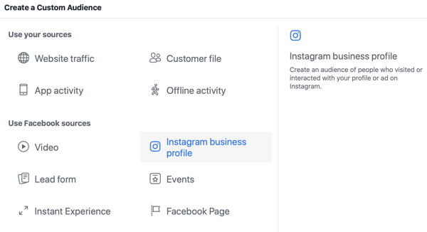 Cómo hacer crecer estratégicamente su seguimiento de Instagram, paso 3, seleccione la opción de perfil comercial de Instagram de origen