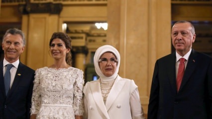 Primera Dama Erdogan recibida en la Cumbre Argentina G20