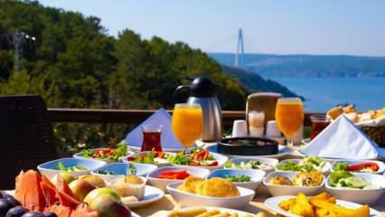 ¿Dónde están los mejores lugares para desayunar en Estambul? Sugerencias de lugares para desayunar entrelazados con la naturaleza...