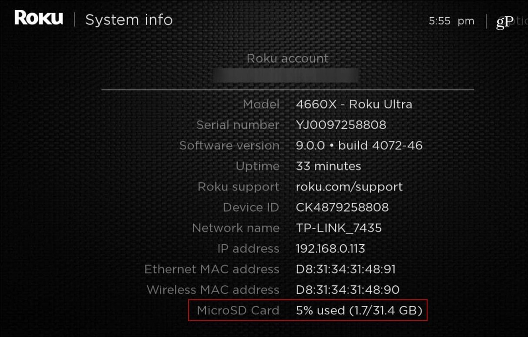 Cómo instalar una tarjeta microSD en Roku Ultra para almacenamiento adicional