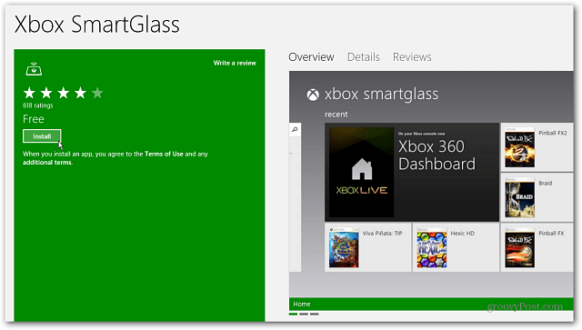 Instalar Xbox SmartGlass