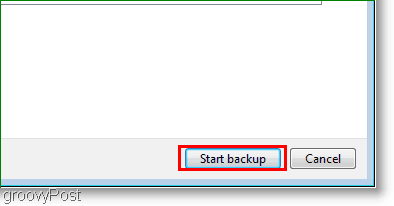 Windows 7: Crear una copia de seguridad de inicio de imagen del sistema
