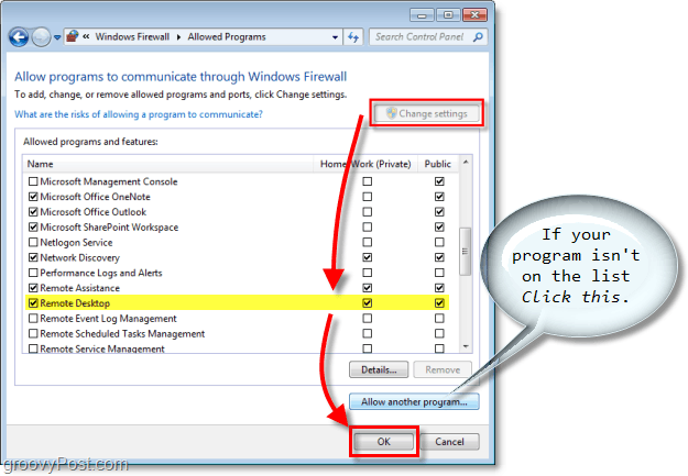 Permitir un programa a través del Firewall de Windows 7 [Cómo hacer]