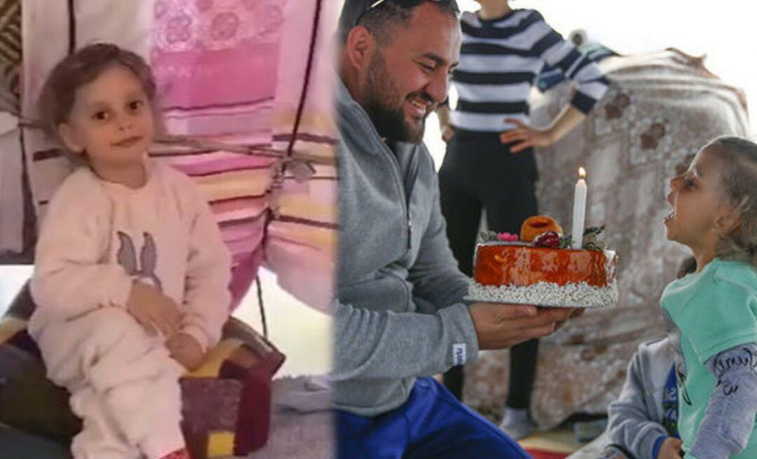 Nurhayat, que quería un pastel de cumpleaños en su tienda de campaña, ¡recibió un pastel de Kayseri!