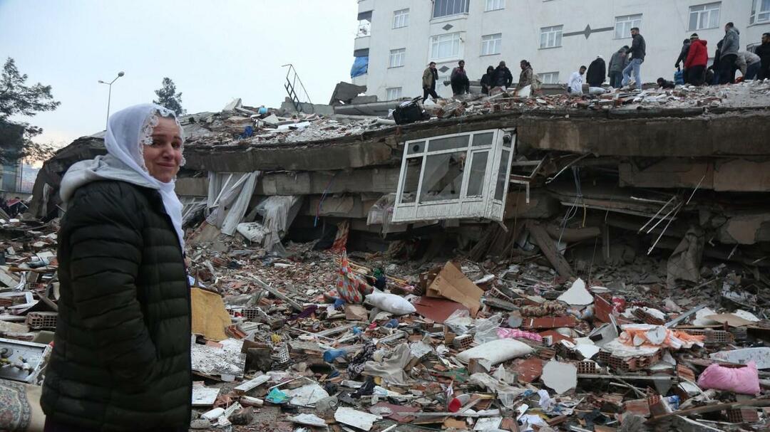 Fotogramas de terremotos centrados en Kahramanmaraş