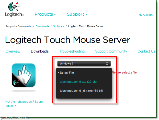 logitech touch mouse descargar para pc