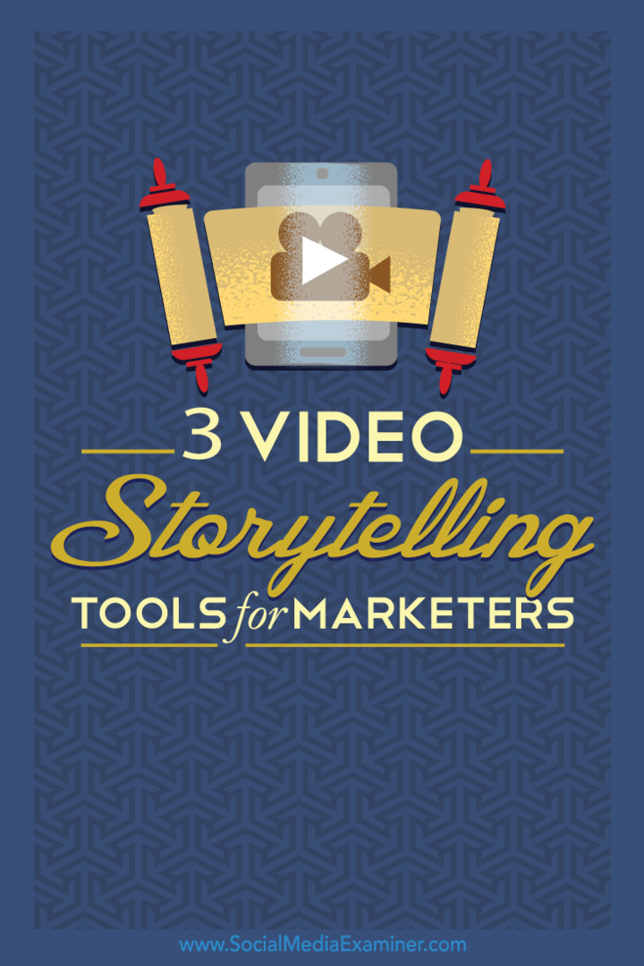 3 herramientas de narración de historias en video para especialistas en marketing social: examinador de redes sociales