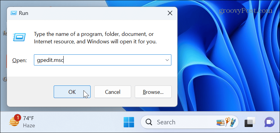 Deshabilitar el Administrador de tareas en Windows 11