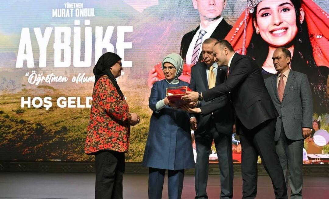 ¡El estreno de la película Aybüke Me convertí en profesor tuvo lugar con la participación del presidente Erdoğan!