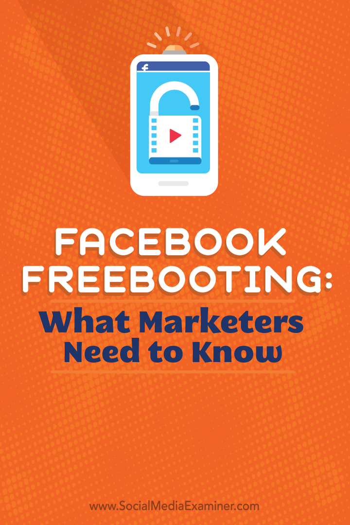 lo que los especialistas en marketing deben saber sobre el arranque gratuito de Facebook
