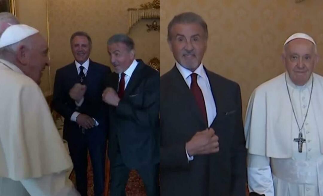 ¡La estrella del Rocky Sylvester Stallone desafió al Papa Francisco!