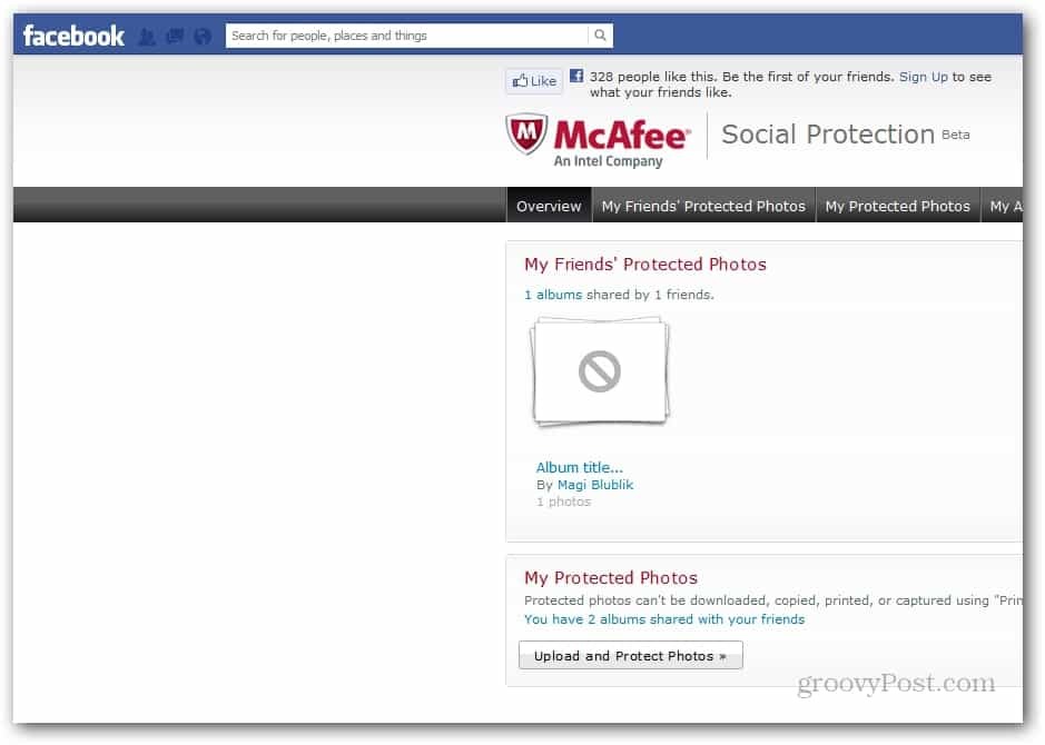McAffee protege sus fotos de Facebook